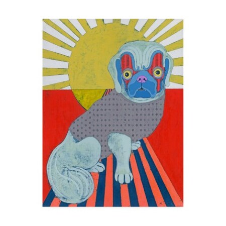 Trademark Fine Art Jennifer Davis 'Pekingese' Canvas Art, 18x24 IC00603-C1824GG